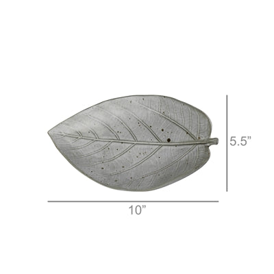 Laurel Ceramic Leaf Tray