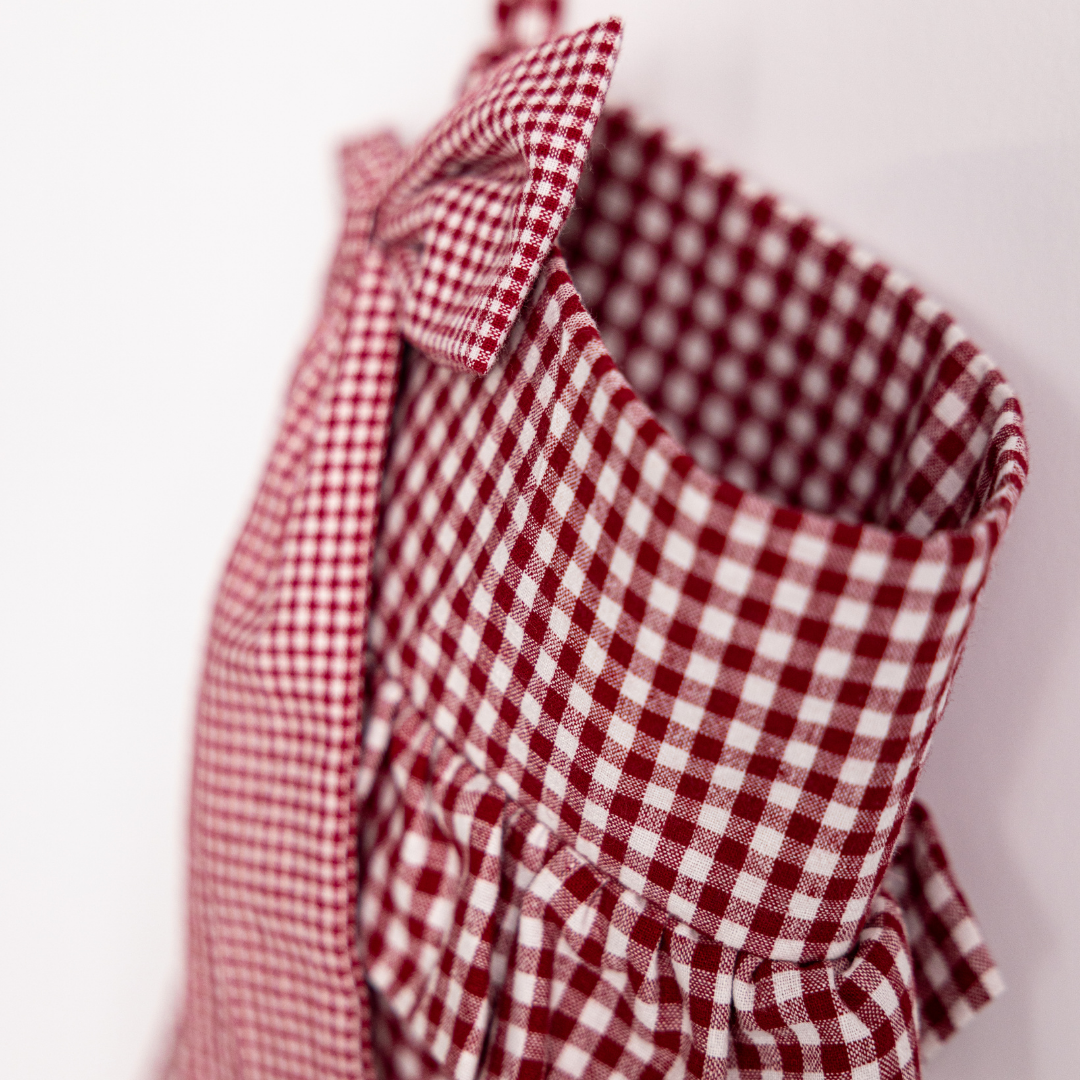 Ruffled Holiday Stocking