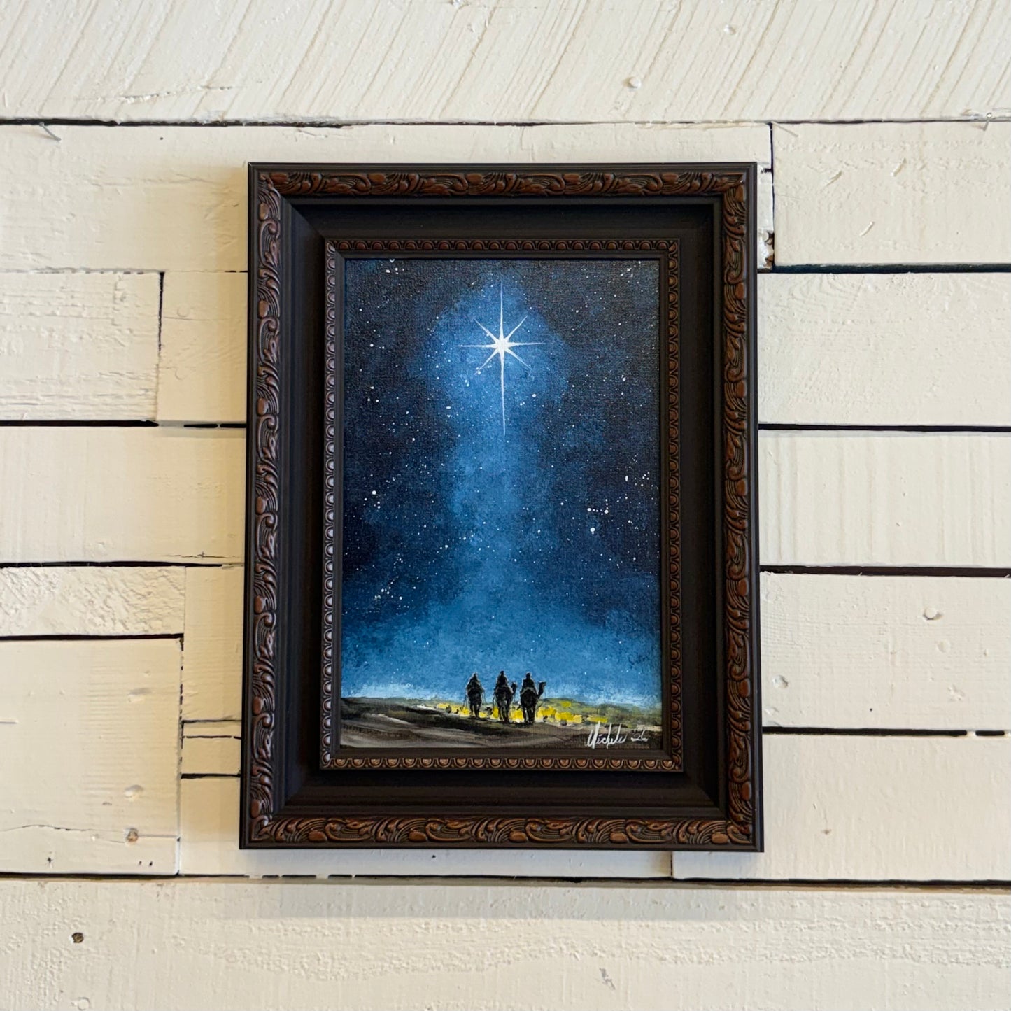 Star of Bethlehem Hand Painting