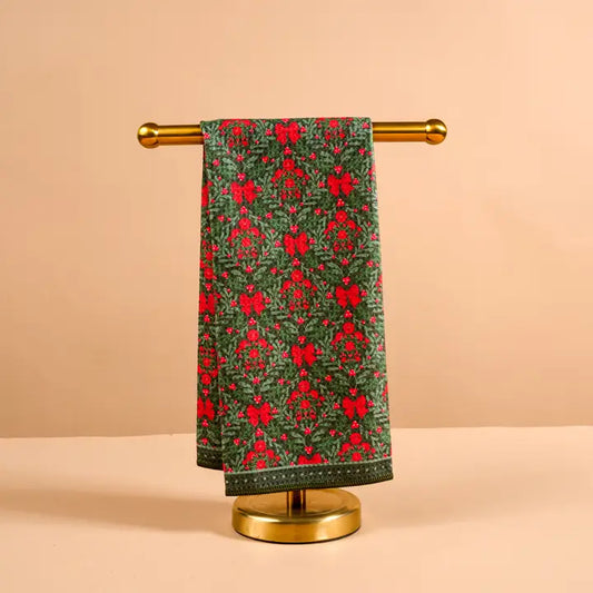 A Merry Moment Waffle Tea Towel