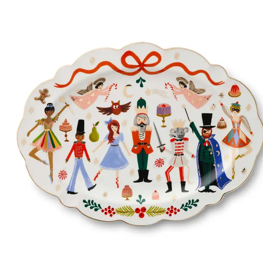 Nutcracker Large Porcelain Serving Platter