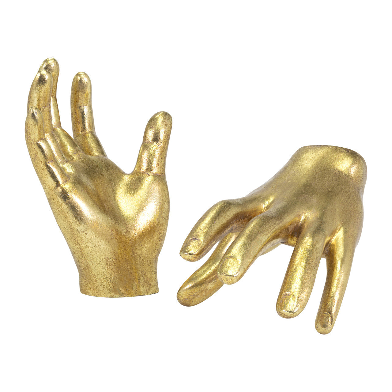 Gold Reaching Hands