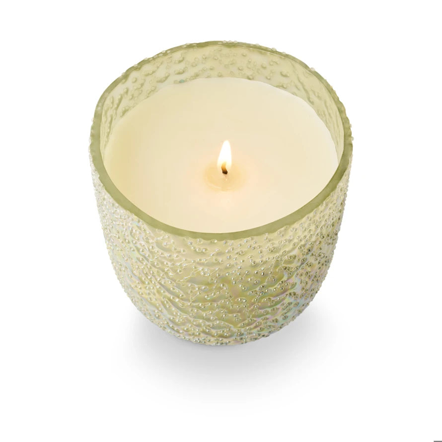 Balsam & Cedar Beaded Glass Candle