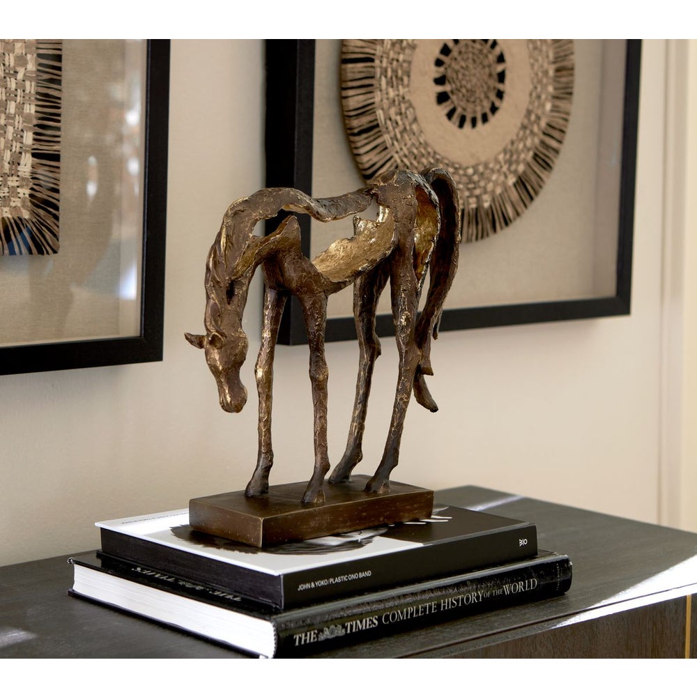 "Openly Grazing" Horse Sculpture