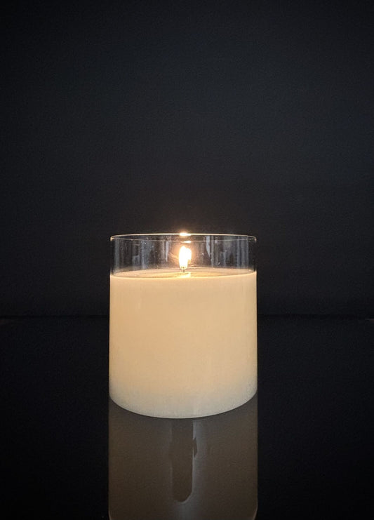 Simply Ivory Radiance LED Pillar Candles