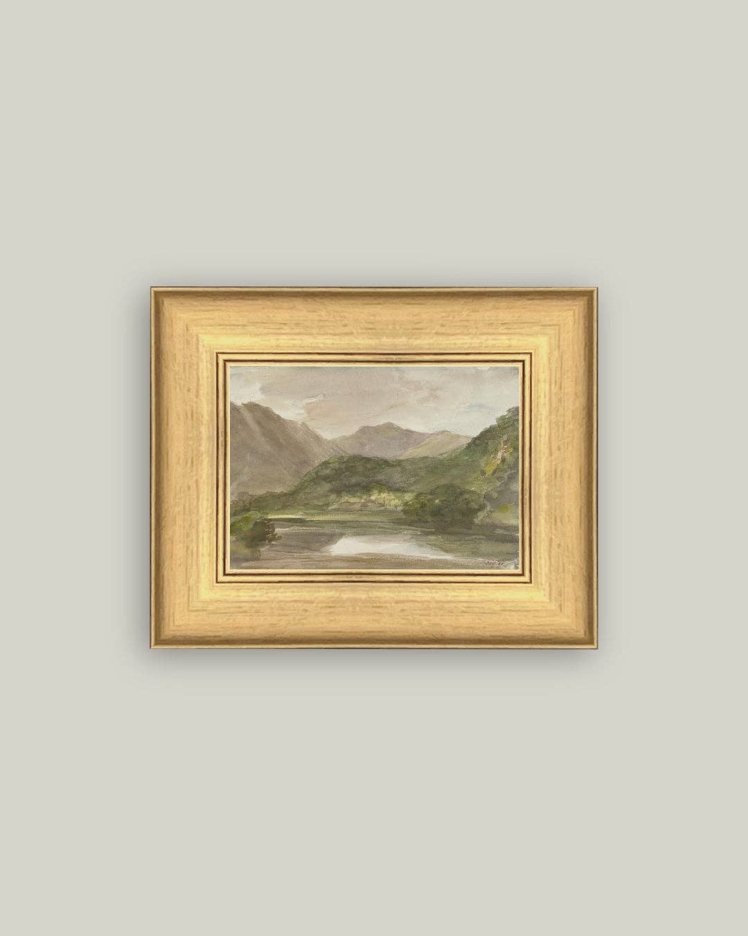 Lake District Framed Antique Art