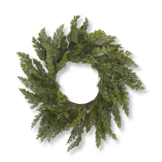 Real Touch Cypress Pine Wreath