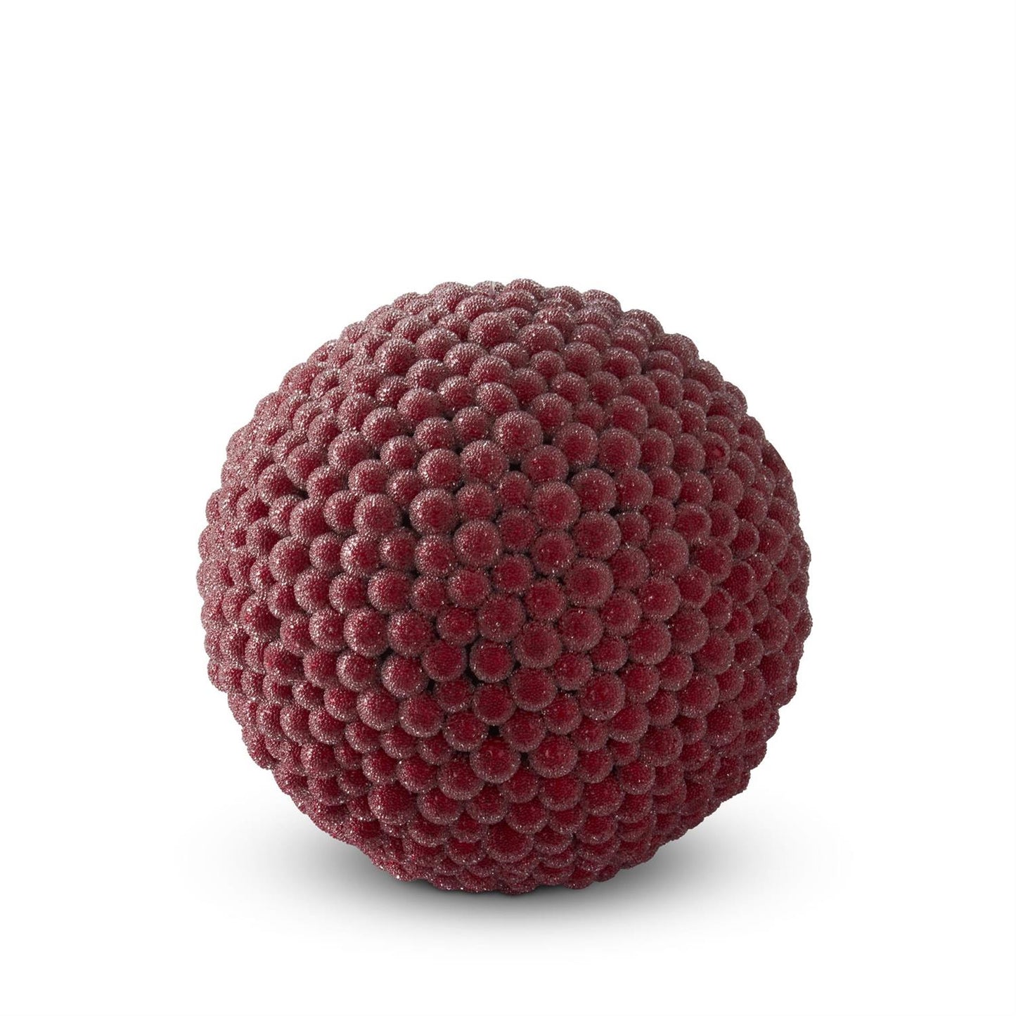 Icy Red Berry Ball Ornament