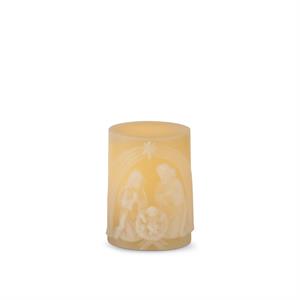 Nativity LED Candle with Timer