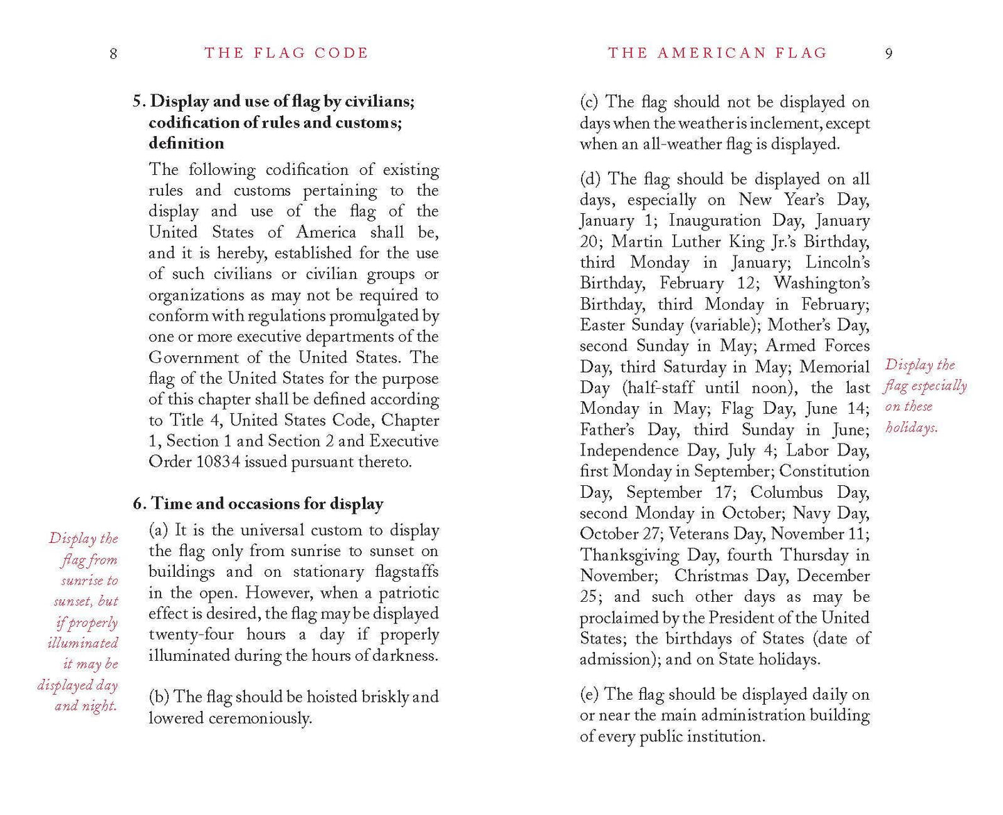 The American Flag, a History in Hardback