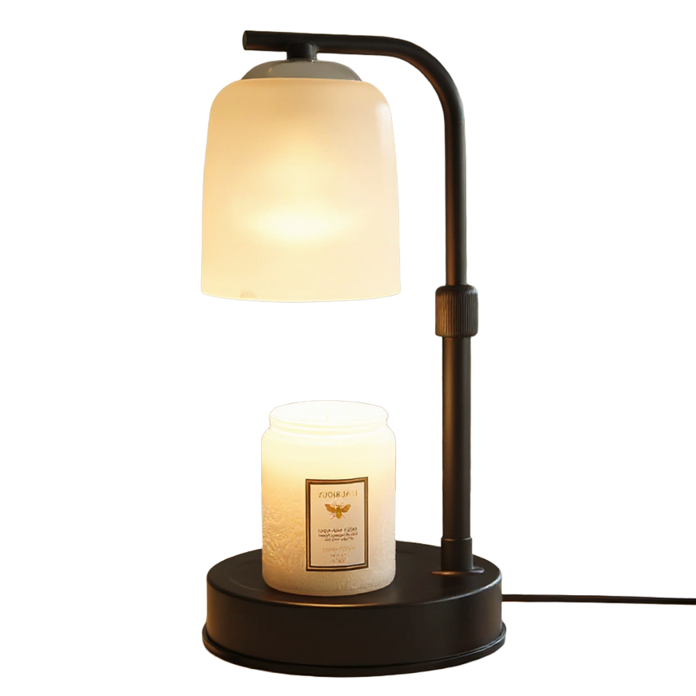 Frosted Glass Candle Warmer Lamp
