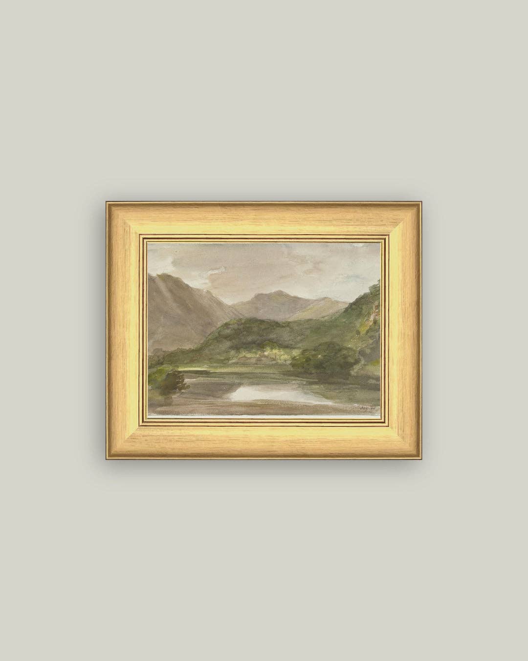 Lake District Framed Antique Art