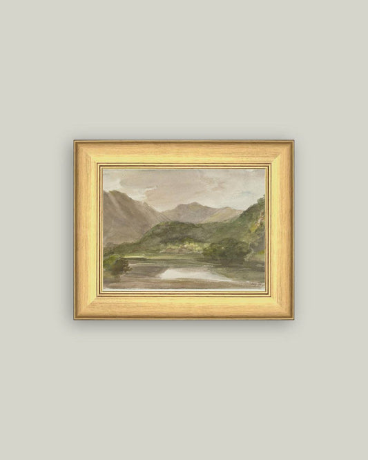 Lake District Framed Antique Art
