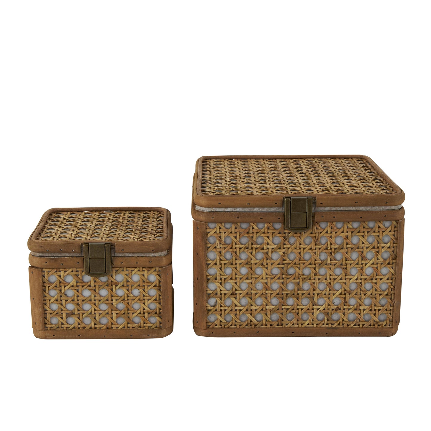 Natural Brown Rattan Box
