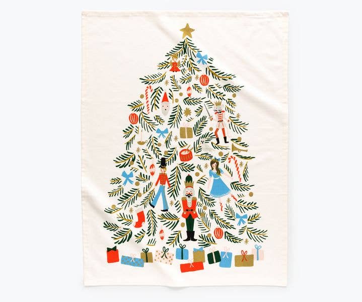 Rifle Paper Co. Christmas Tree Tea Towel