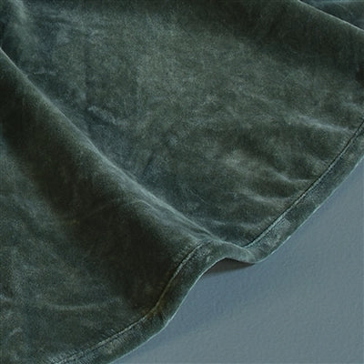 Velvet Tree Skirt in Sage Green