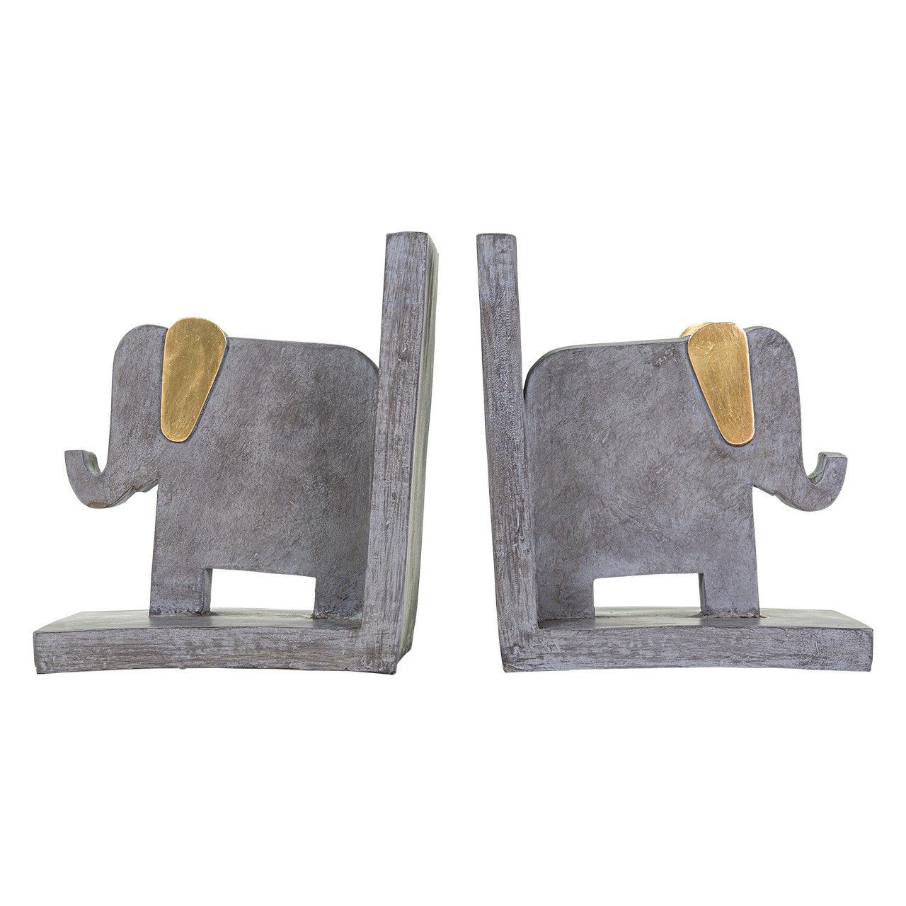 Set of Elephant Bookends