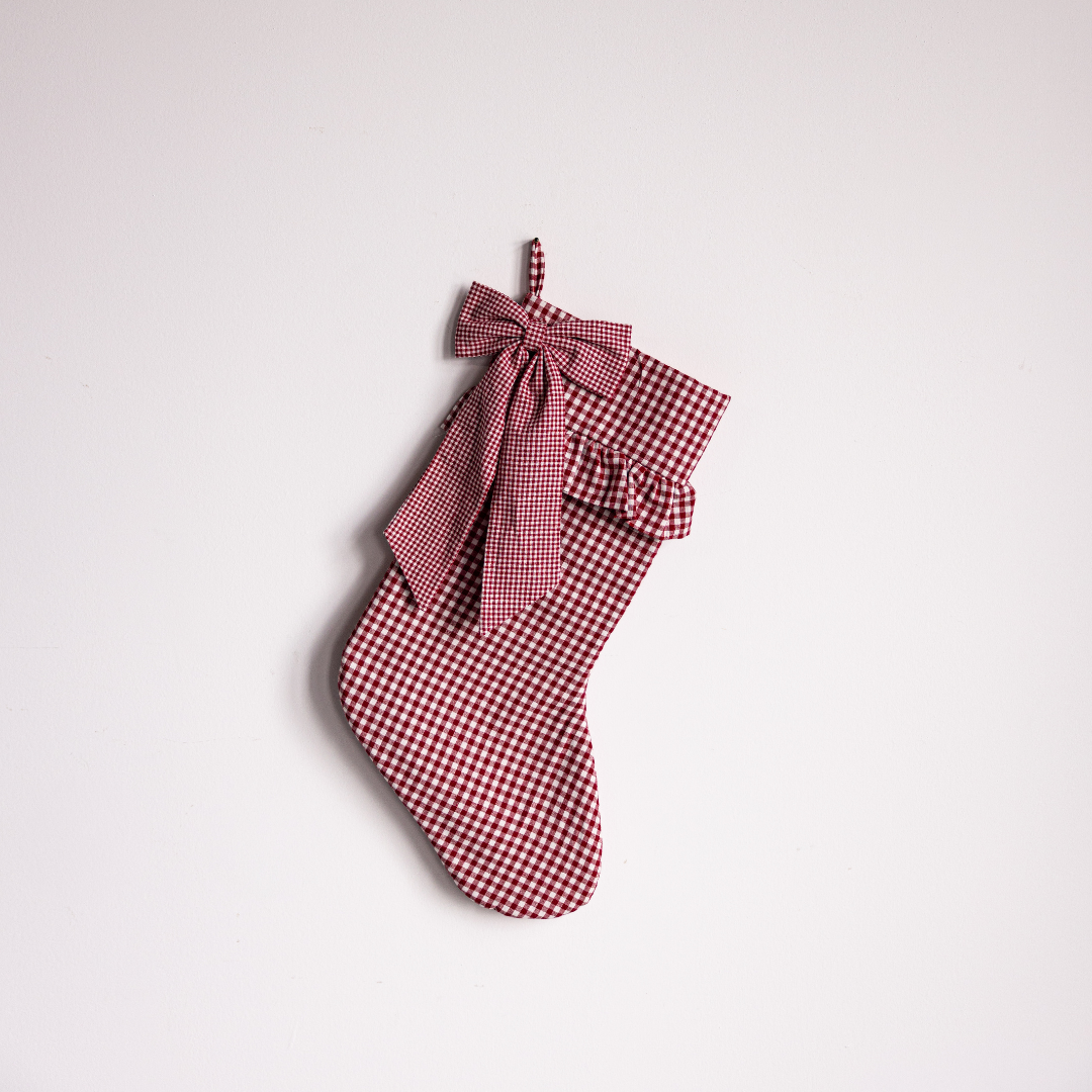 Ruffled Holiday Stocking