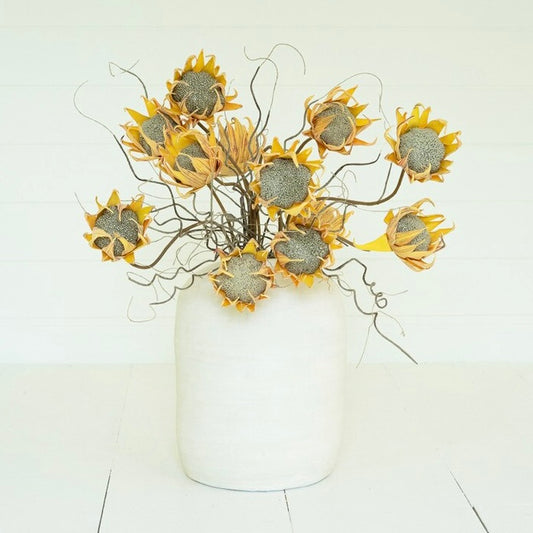 Yellow Wired Floral Stem