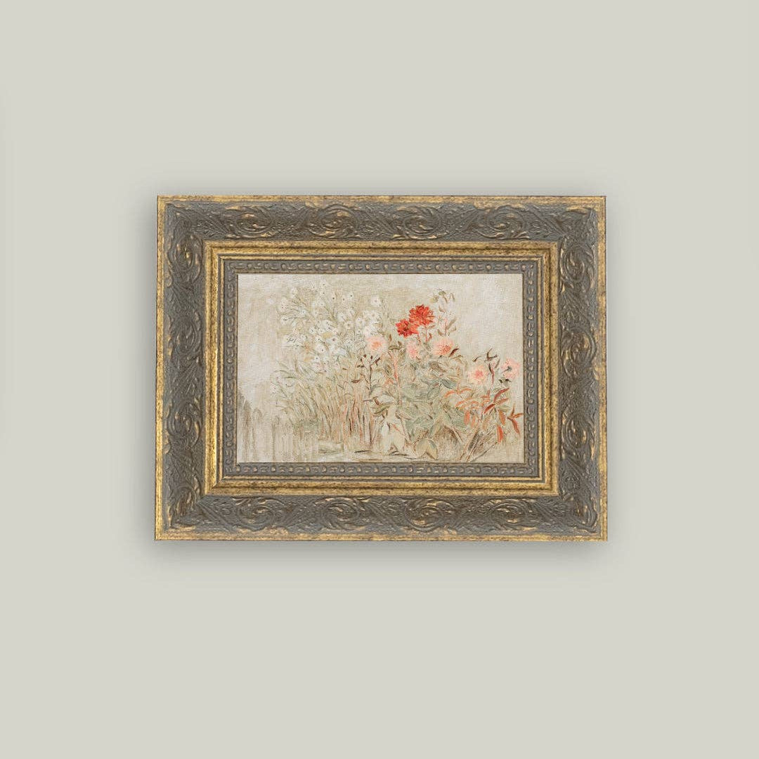 Small Garden Framed Antique Art – MStreetDecor