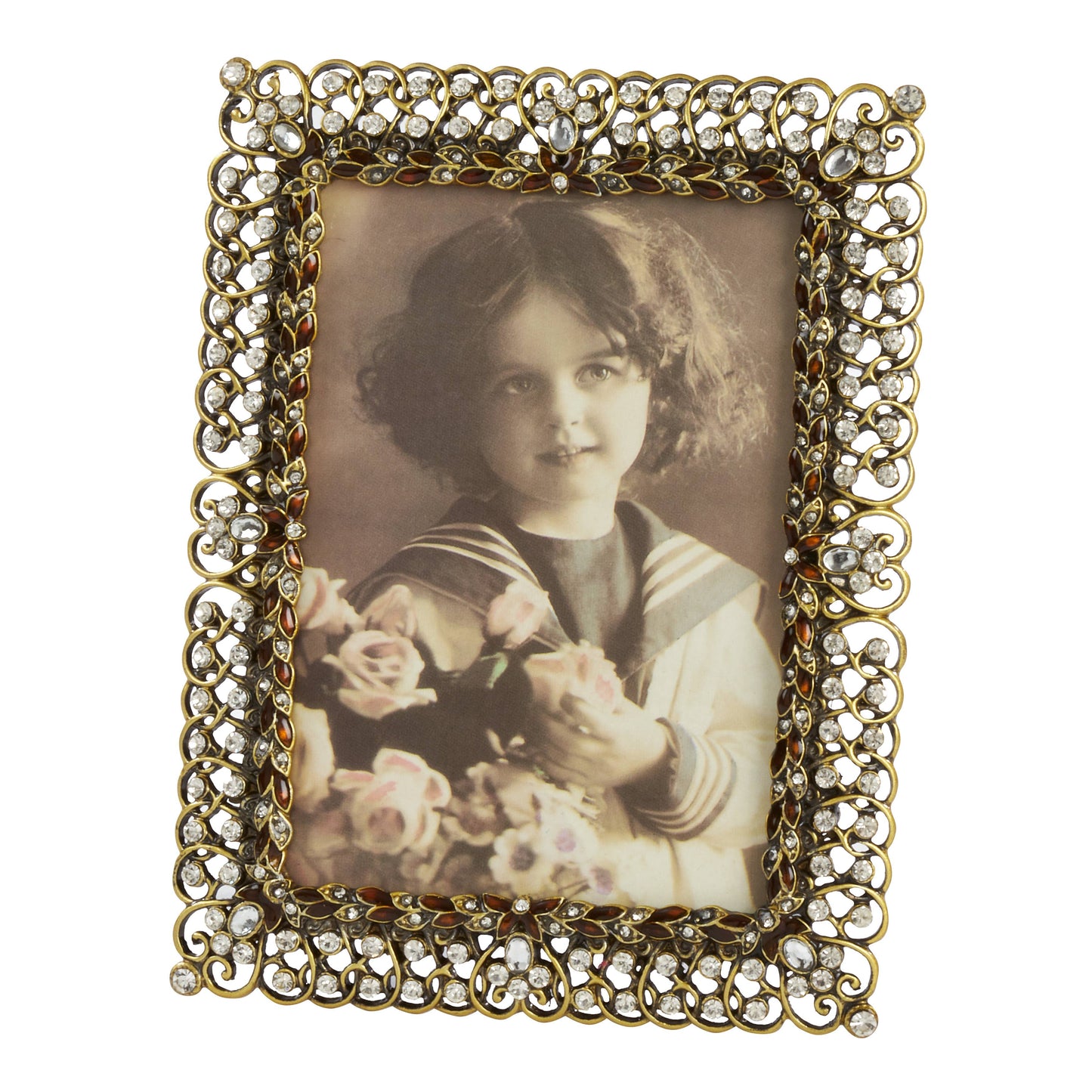 3.5"x 5" Jeweled Photo Frame