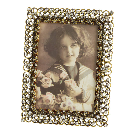 3.5"x 5" Jeweled Photo Frame