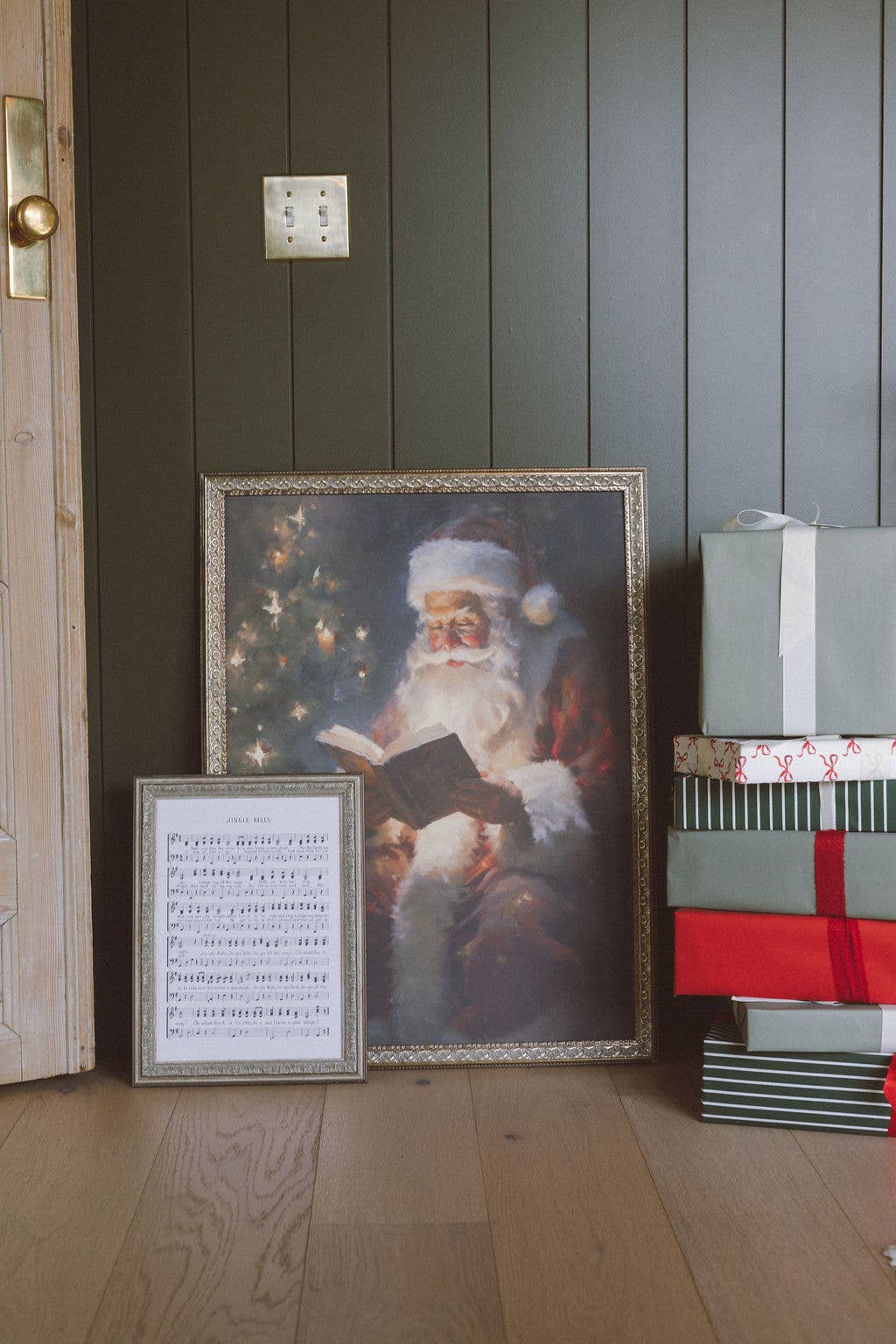 Jingle Bells Framed Antique Art