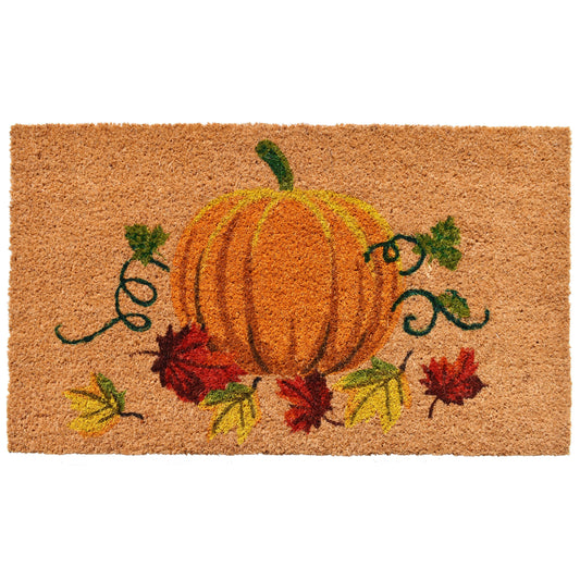 Fall Nature's Bounty Pumpkin Doormat