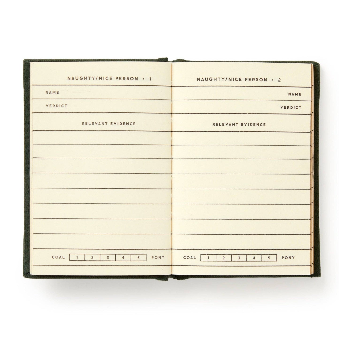 Naughty and/or Nice Tiny Diary