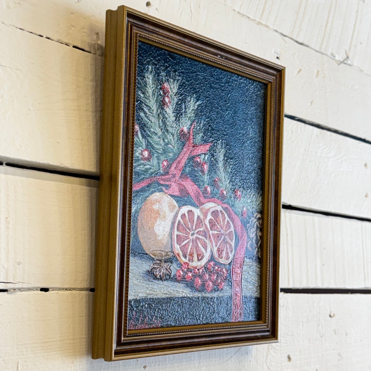 Christmas Orange Spice Hand Painting