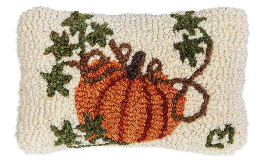 Cinderella Pumpkin Hand Hooked Pillow