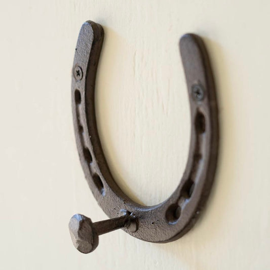 Cast Iron Horseshoe Hook