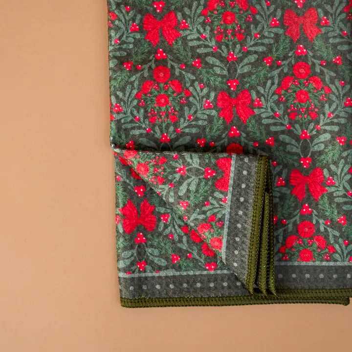 A Merry Moment Waffle Tea Towel