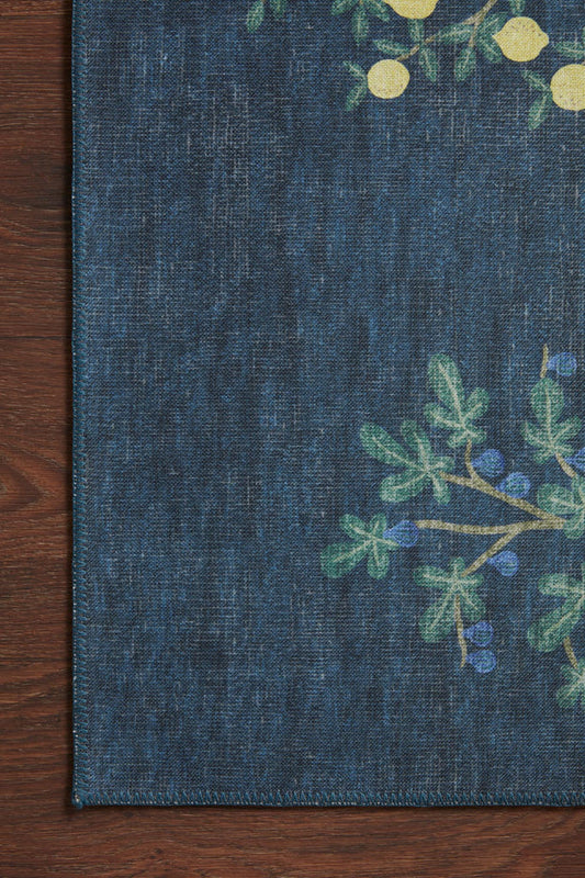 Rifle Paper Co x Loloi Atelier Rug | Topiary Indigo