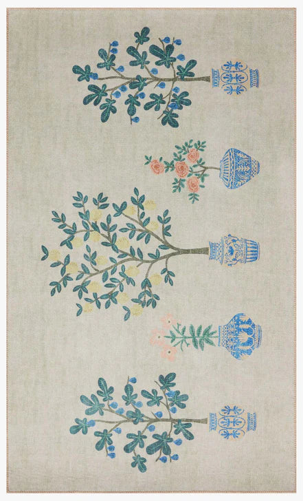Rifle Paper Co x Loloi Atelier Rug | Topiary Ivory