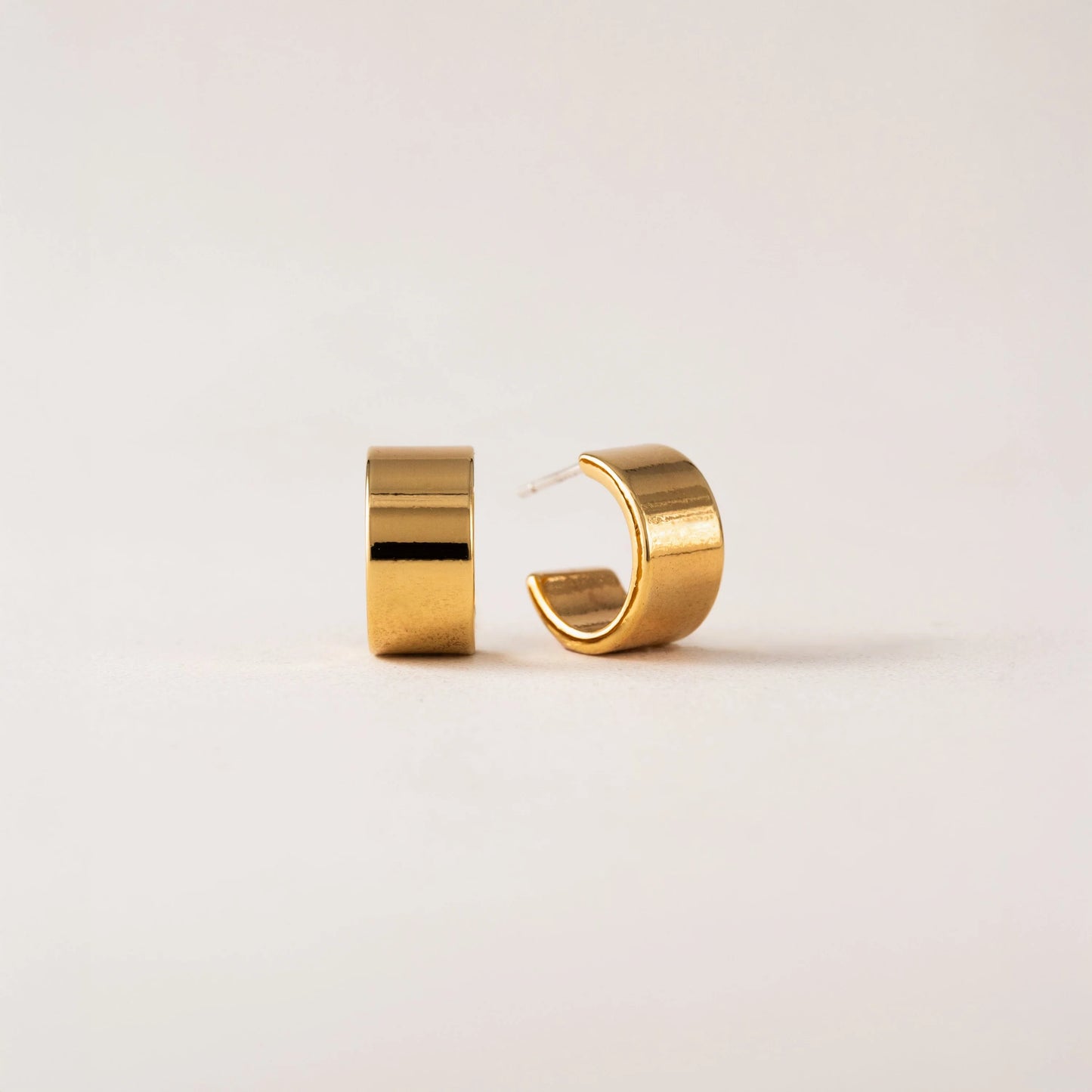 Alex Hoop Gold Earrings Pair