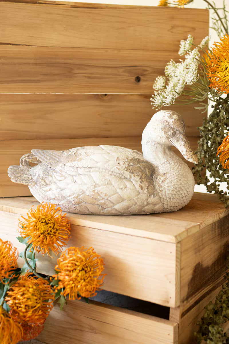 Faux Concrete Duck