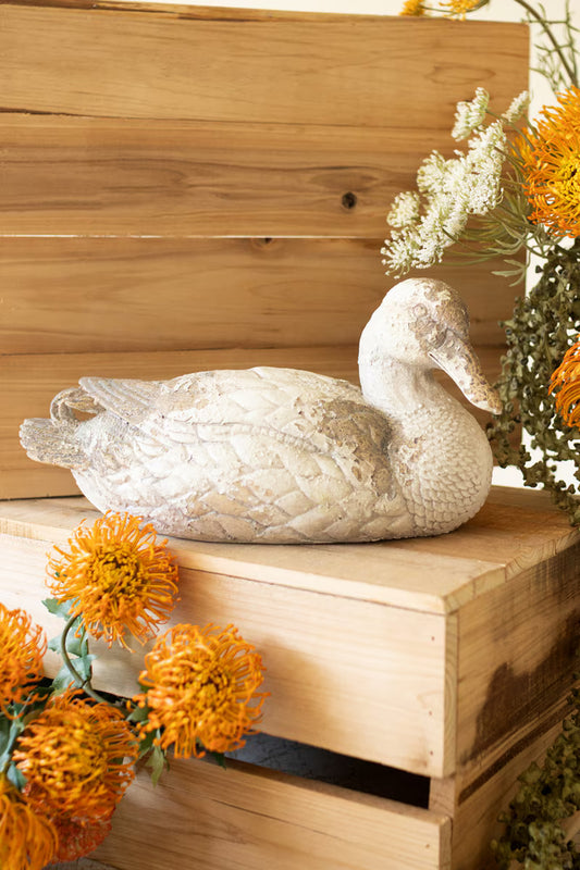 Faux Concrete Duck