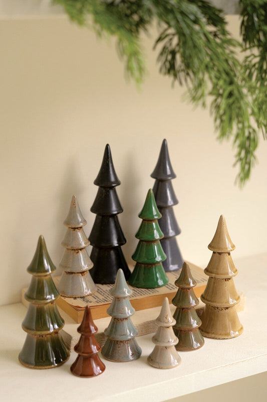 Ceramic Christmas Tree of Various Colors
