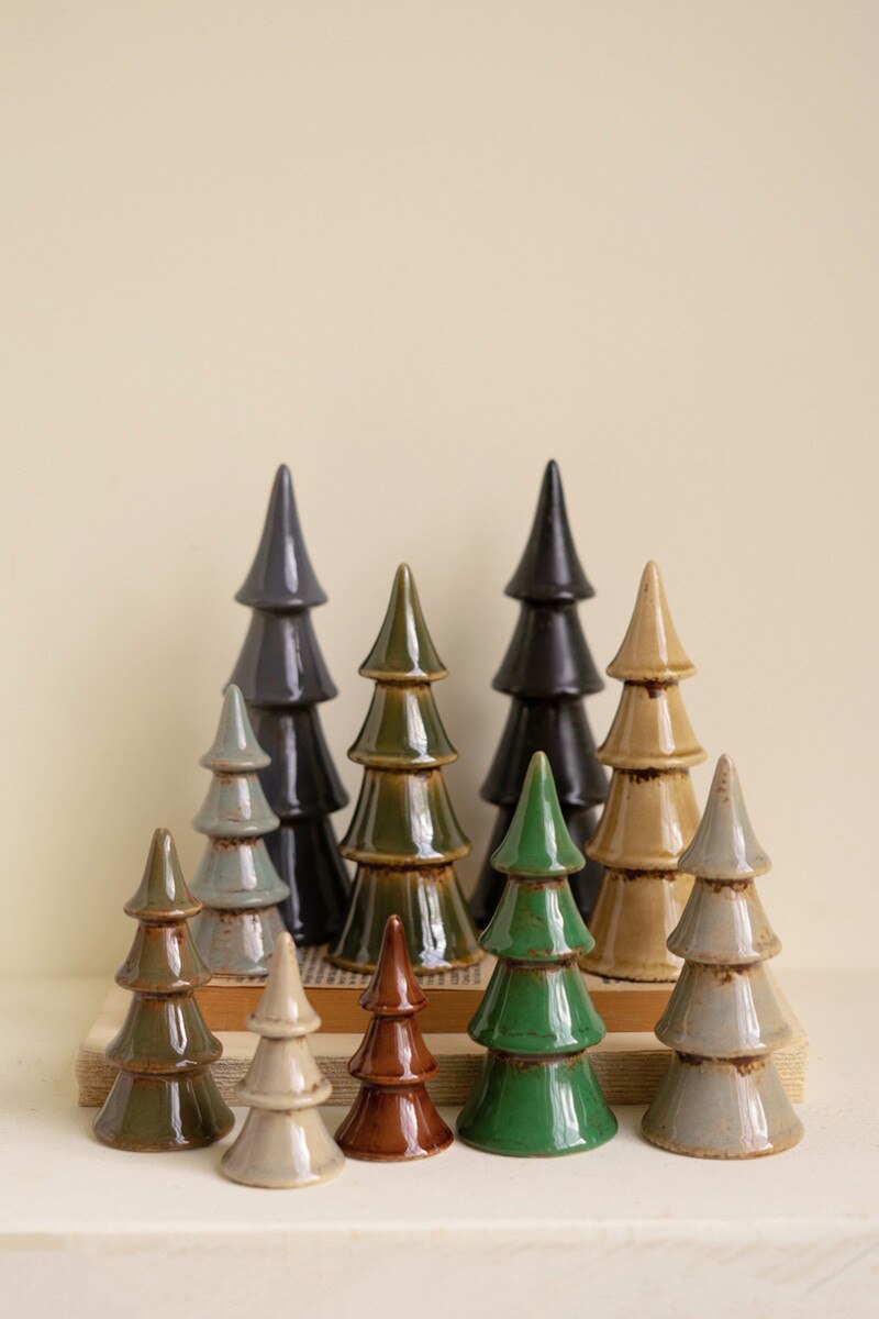 Ceramic Christmas Tree of Various Colors