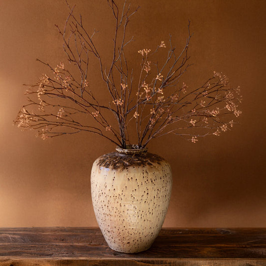 Large Rustic Ceramic Urn
