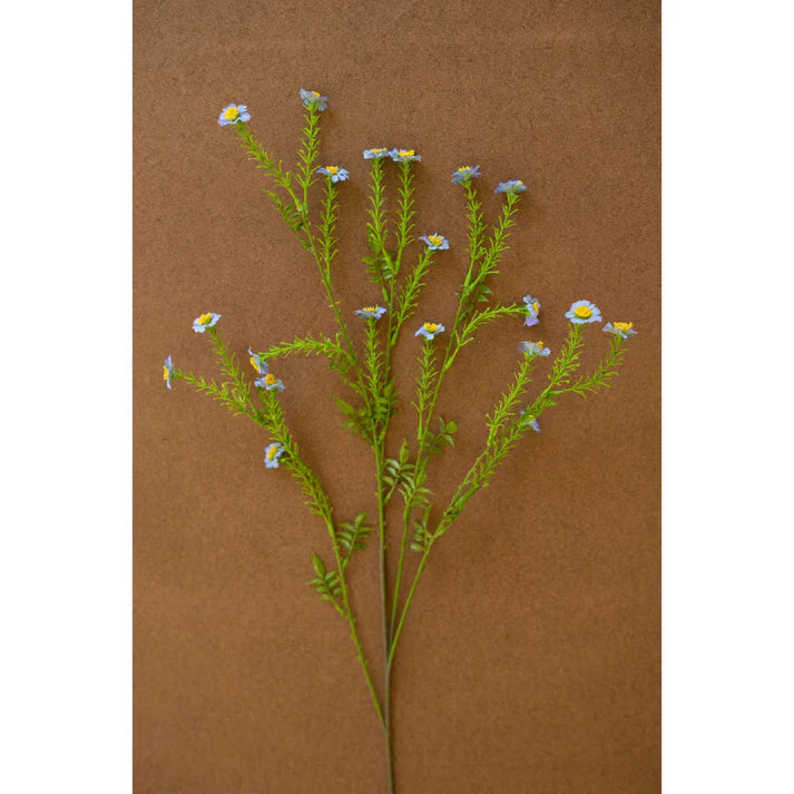 Artificial Blue Daisy Spray