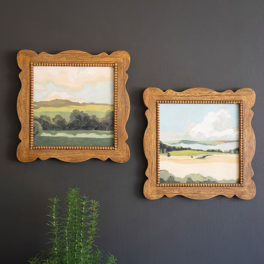 Natural Wood Framed Landscape Prints