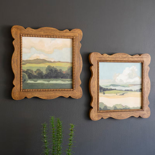 Natural Wood Framed Landscape Prints