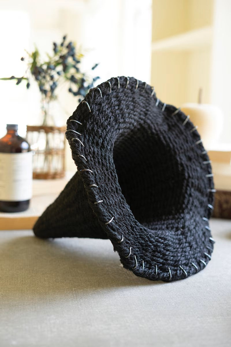 Wicker Witch Hat