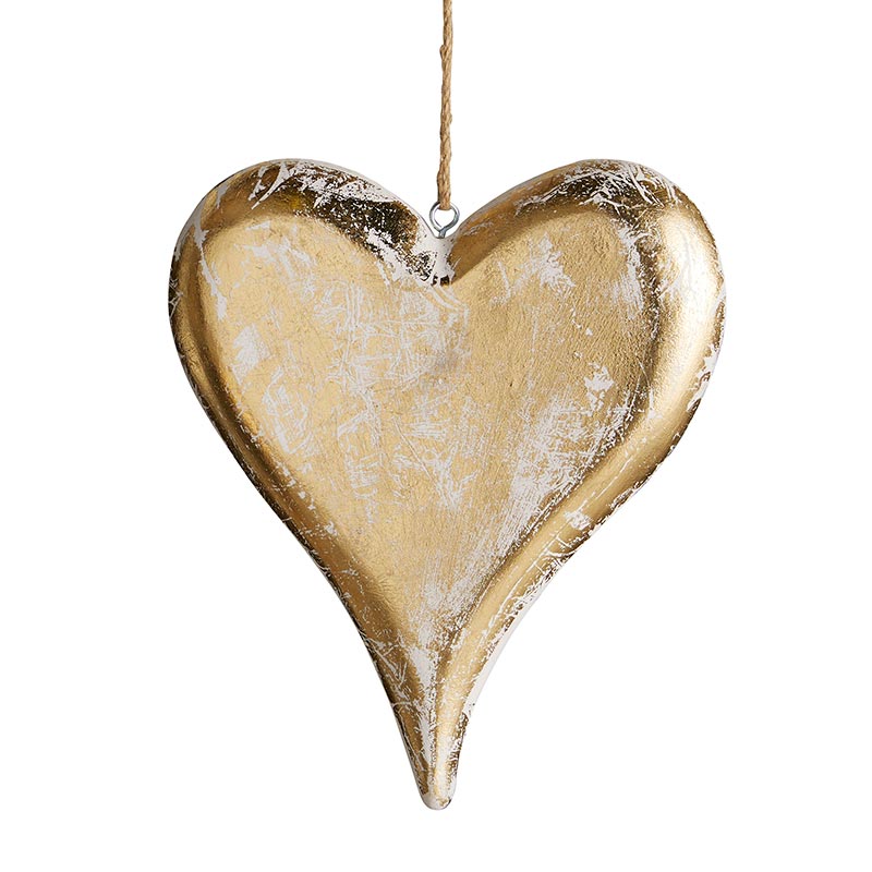Gold Heart Ornament