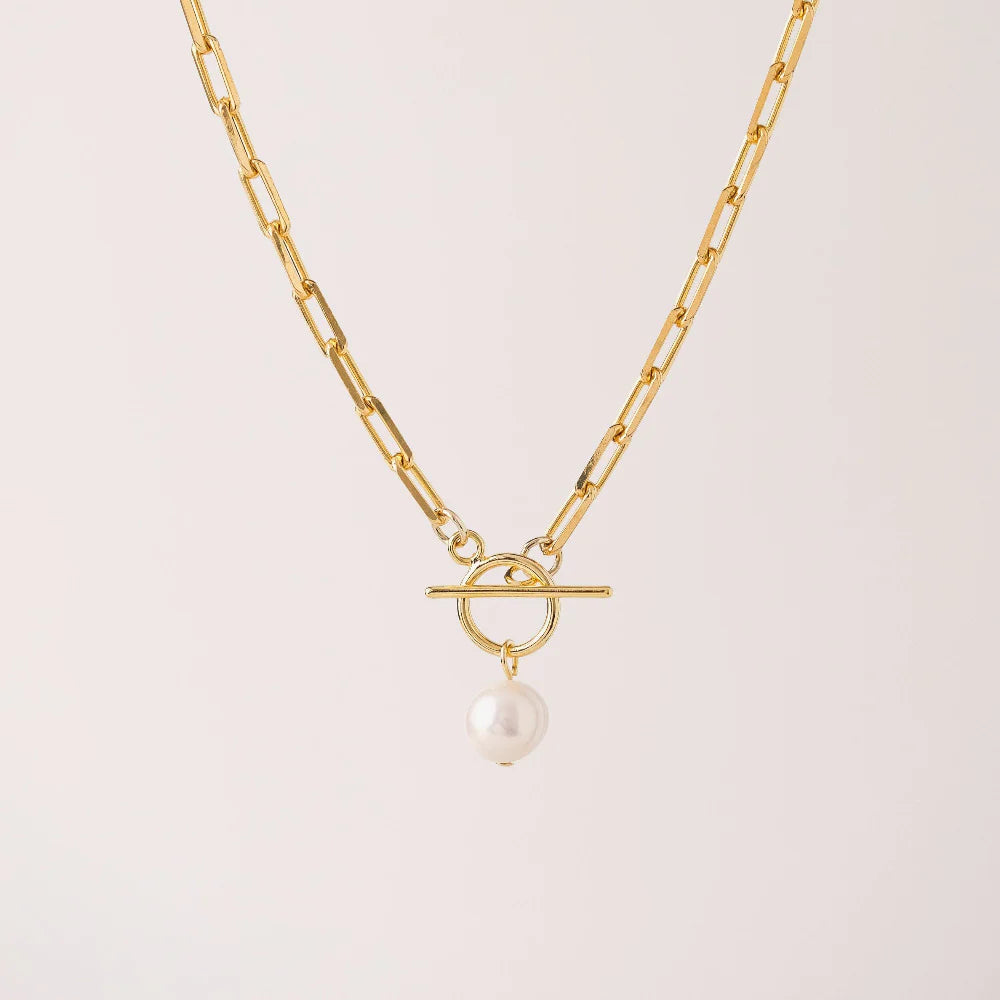 Thalassa Pearl Gold Necklace
