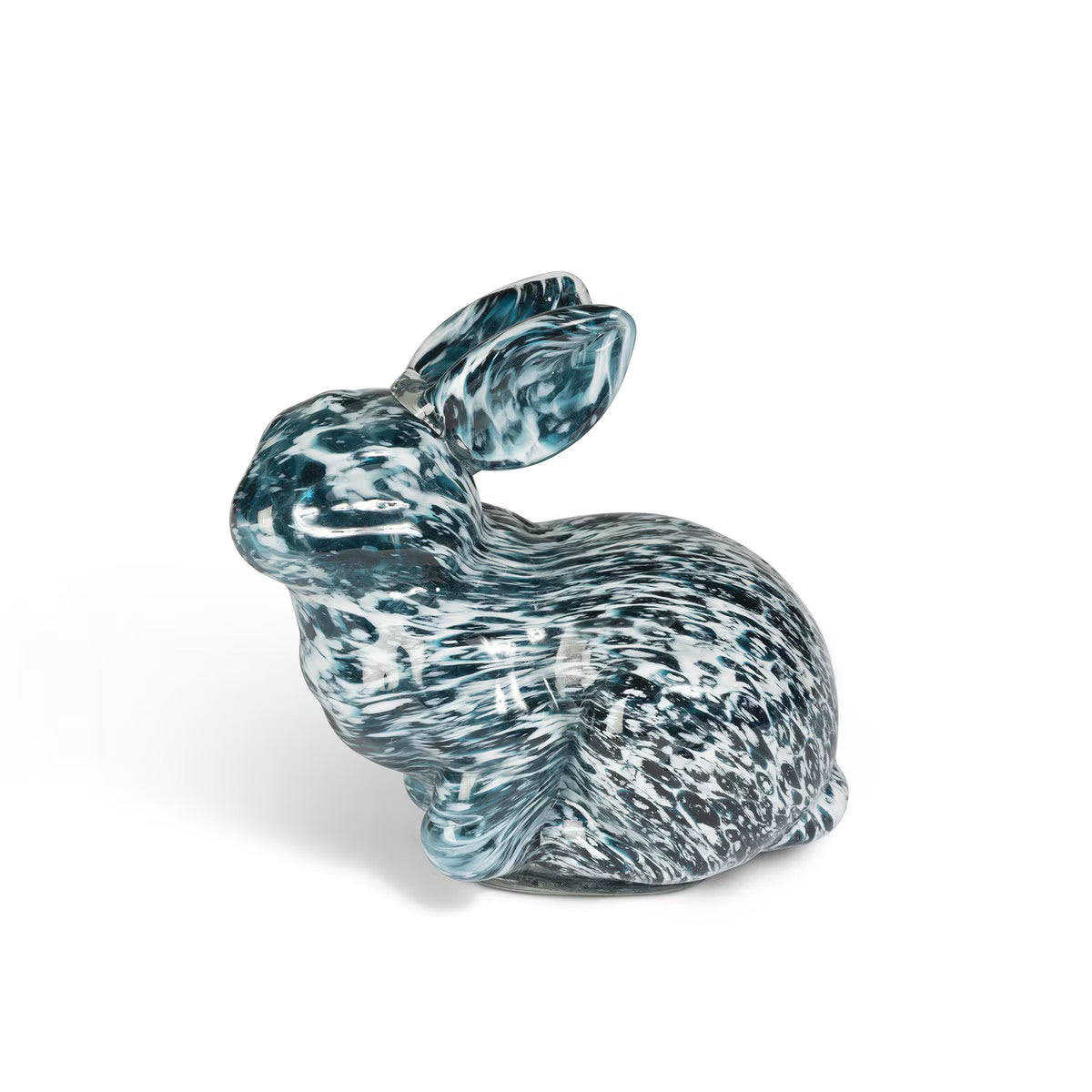 Blue Glass Bunny