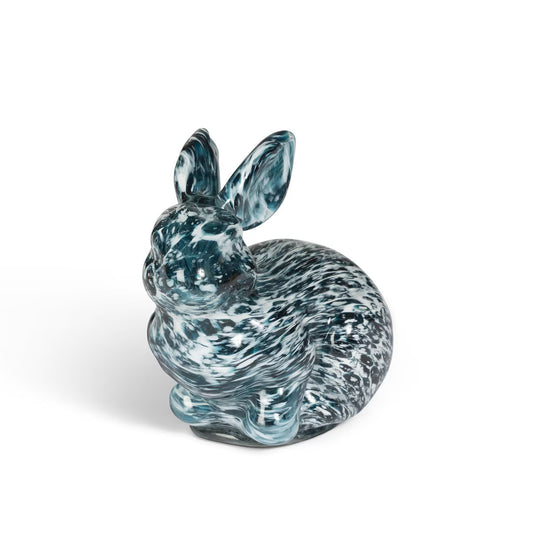 Blue Glass Bunny