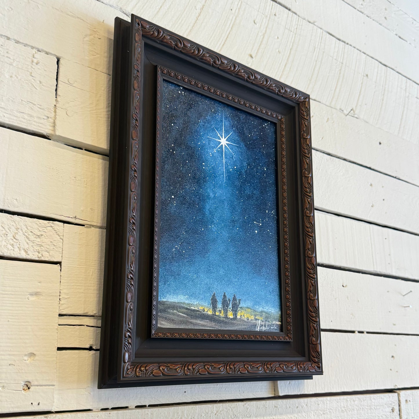 Star of Bethlehem Hand Painting